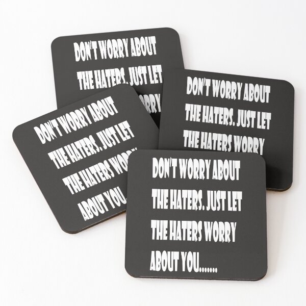 Item preview, Don't worry about the haters.  designed and sold by Forkiksnfun.
