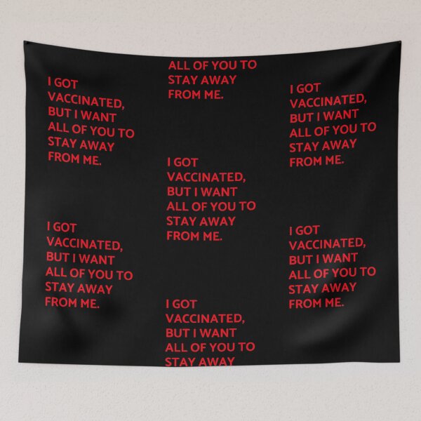 Item preview, I Got Vaccinated, but Stay Away designed and sold by Apparel-City.