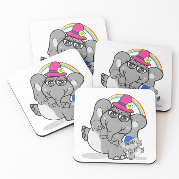 Item preview, Cute Elephants  designed and sold by Shirley cute art .