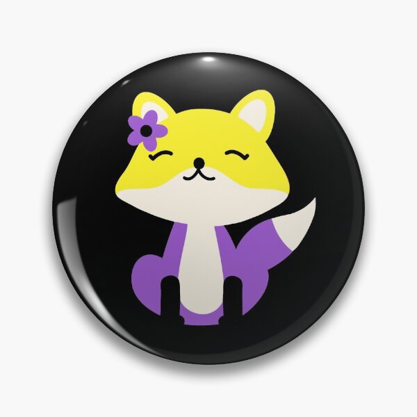 Item preview, Subtle Nonbinary Fox. nonbinary fox designed and sold by tiredandbored.