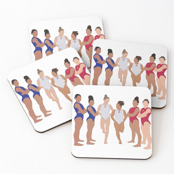 Item preview, French Women’s Gymnastics Team Tokyo Drawing  designed and sold by GrellenDraws.