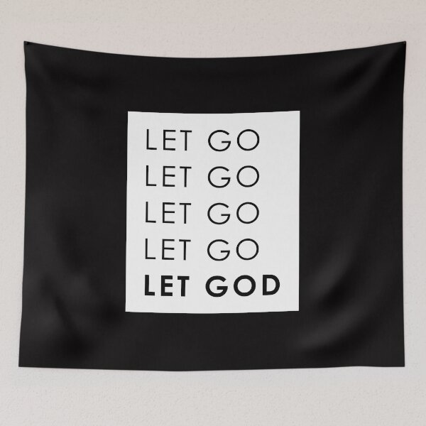 Item preview, Let Go Let God Faith T-Shirt designed and sold by jonkiwi.