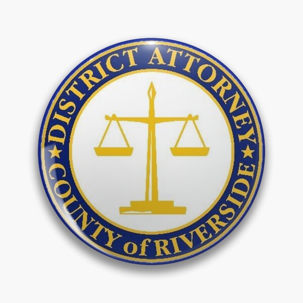 Item preview, Riverside County District Attorney designed and sold by Lawrence Baird.