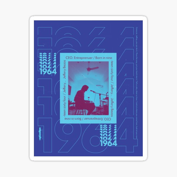 Aperçu de l'œuvre Bo Burnham Bezos 1964 créée et vendue par Drawptop.