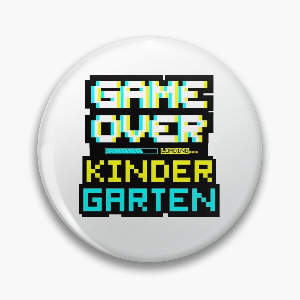 Item preview, Back to School - Game Over - Kindergarten designed and sold by DesignByLeo.