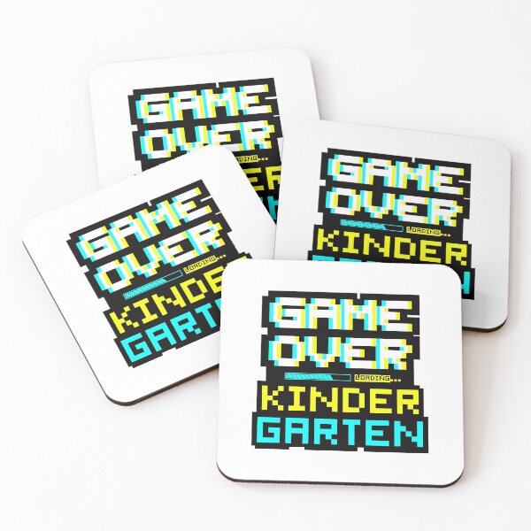 Item preview, Back to School - Game Over - Kindergarten designed and sold by DesignByLeo.