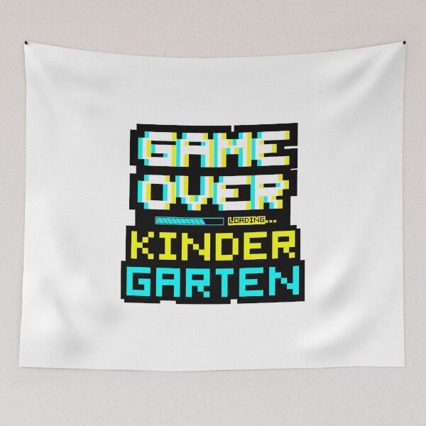 Item preview, Back to School - Game Over - Kindergarten designed and sold by DesignByLeo.