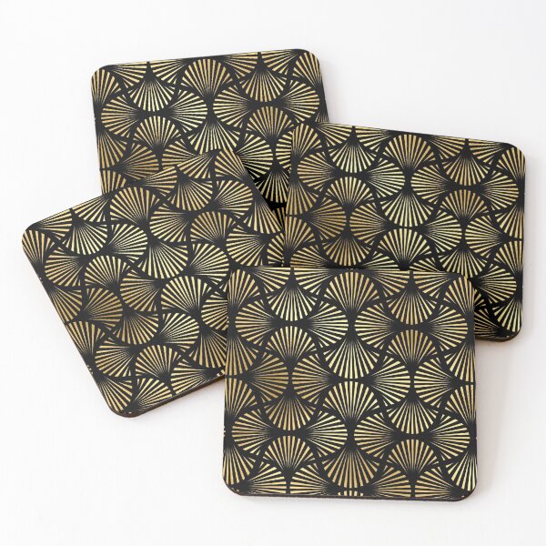 Item preview, Art Deco (Faux) Gold And Black Spectacular Pattern designed and sold by DEC02.