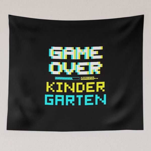 Item preview, Back to School - Game Over - Kindergarten designed and sold by DesignByLeo.
