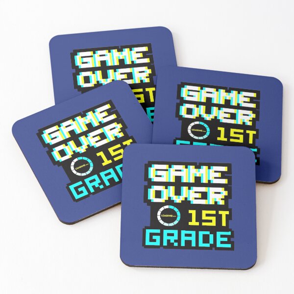 Item preview, Back to School - Game Over - 1st Grade - First Grade designed and sold by DesignByLeo.