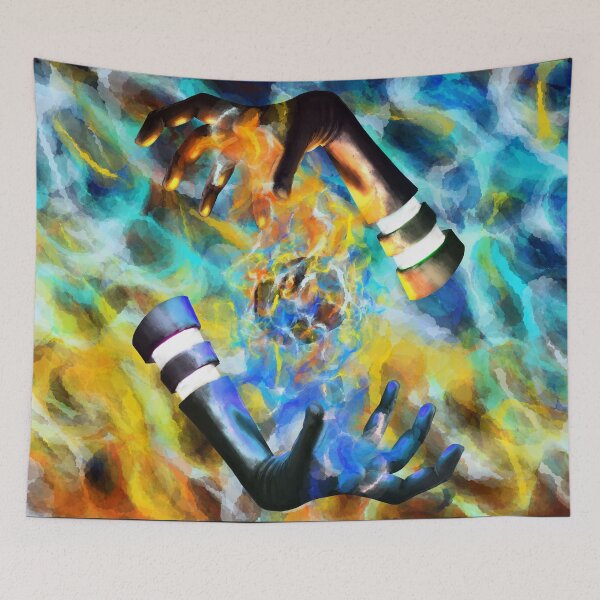 Item preview, magic hands fire! designed and sold by theZcreations.