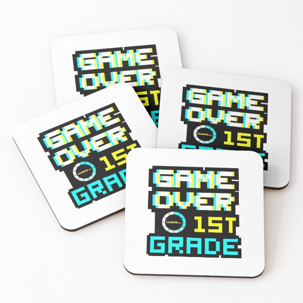 Item preview, Back to School - Game Over - 1st Grade - First Grade designed and sold by DesignByLeo.