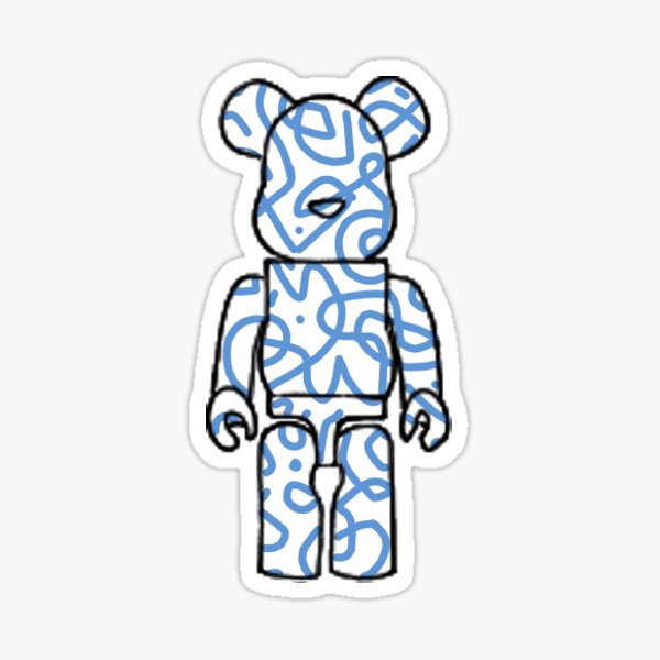 5 Pcs Bearbrick Stickers -  Israel