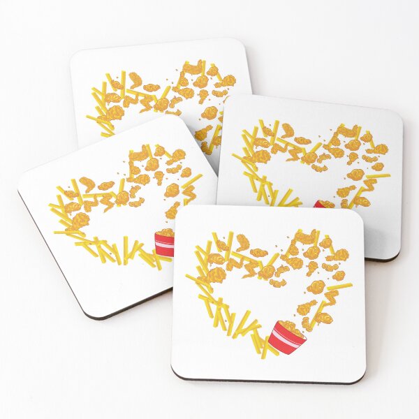 Item preview, Fried chicken heart - I love fried chicken designed and sold by sunsunyy.