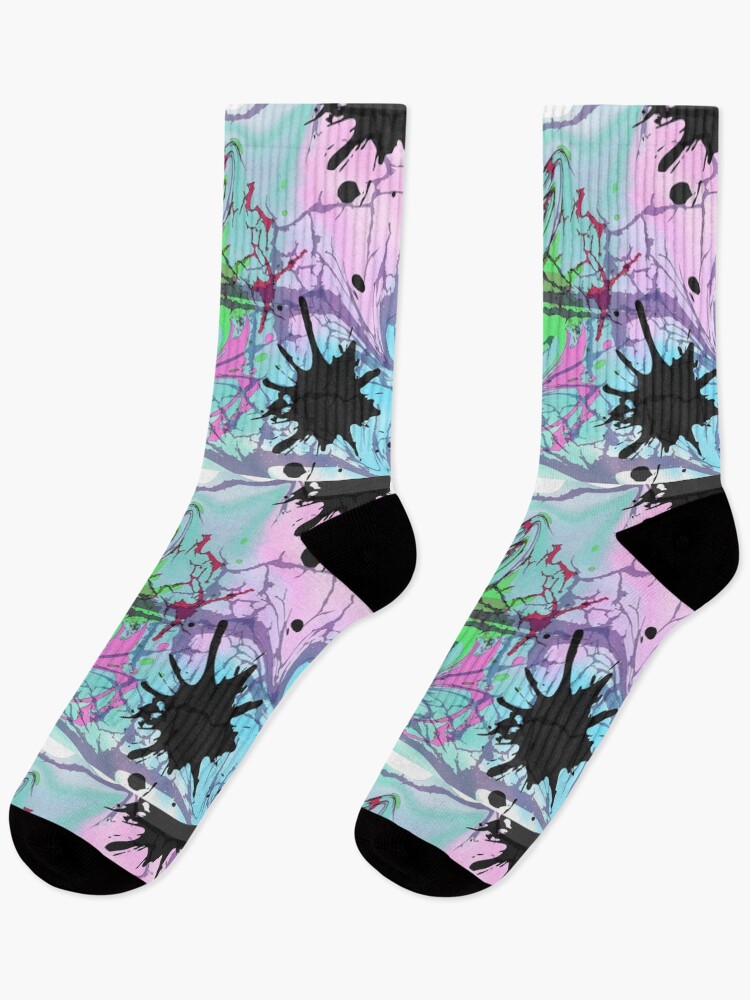 Thumbnail 1 of 5, Socks, Freud Ink Blot designed and sold by FreedomMuse.