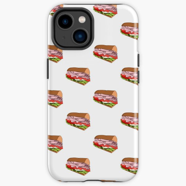 Delicious Cartoon Sandwich Design iPhone Tough Case