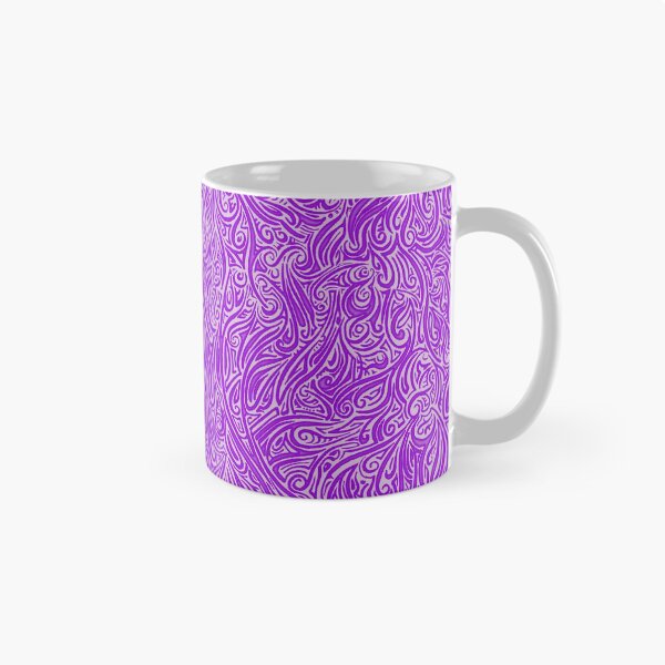 Item preview, Swirling Abstract Line Art in Pink and Purple designed and sold by MathenaArt.