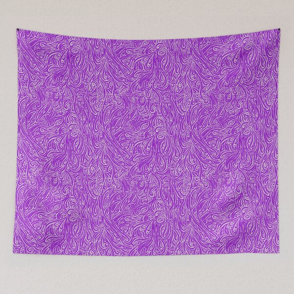 Item preview, Swirling Abstract Line Art in Pink and Purple designed and sold by MathenaArt.