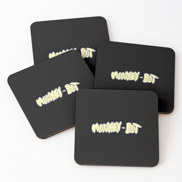 Item preview, Monkey - Bot Text Logo  designed and sold by uciakondel.