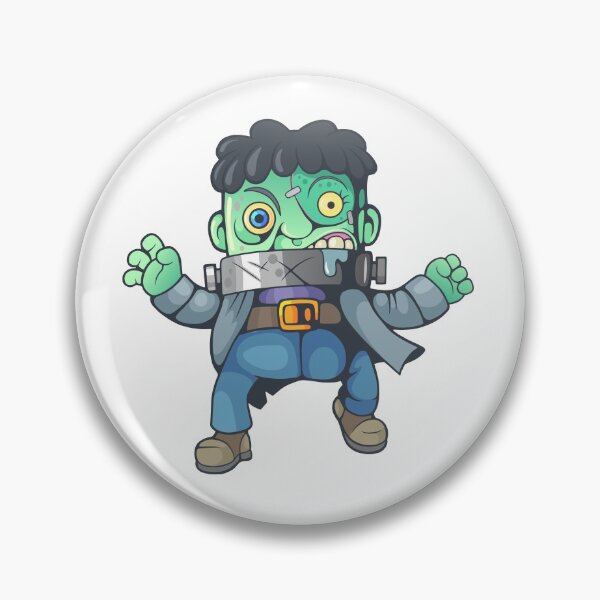 Item preview, Scary green monster for Halloween Day designed and sold by Izanmie.