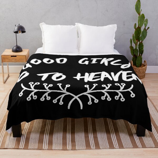 Item preview, Good girls go to heaven illustration typography designed and sold by Fiona Shorts.