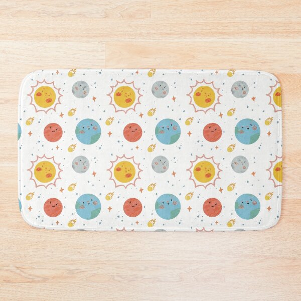 Item preview, Earth Mars moon and sun pattern designed and sold by Bloohmy.