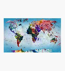map Photographic Print