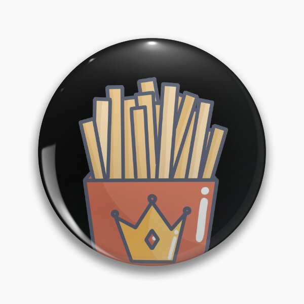 Item preview, Hand Drawn French Fries Potatoes Fast Food designed and sold by LittleFlairTee.