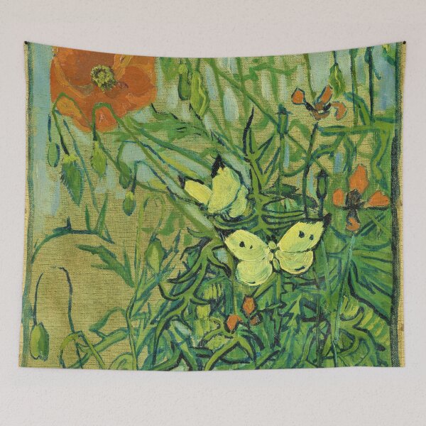 Item preview, Butterflies and poppies - Vincent van Gogh designed and sold by ARTS ZED.