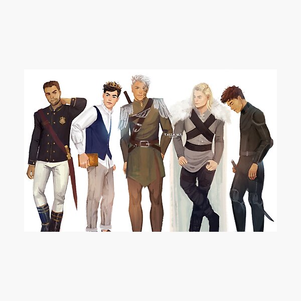 Men from Throne of Glass Photographic Print