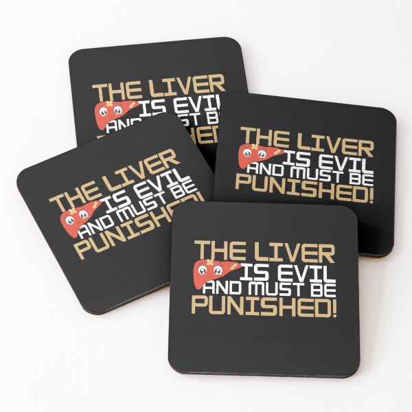 Item preview, The liver is evil and must be punished! designed and sold by Sticker Up.