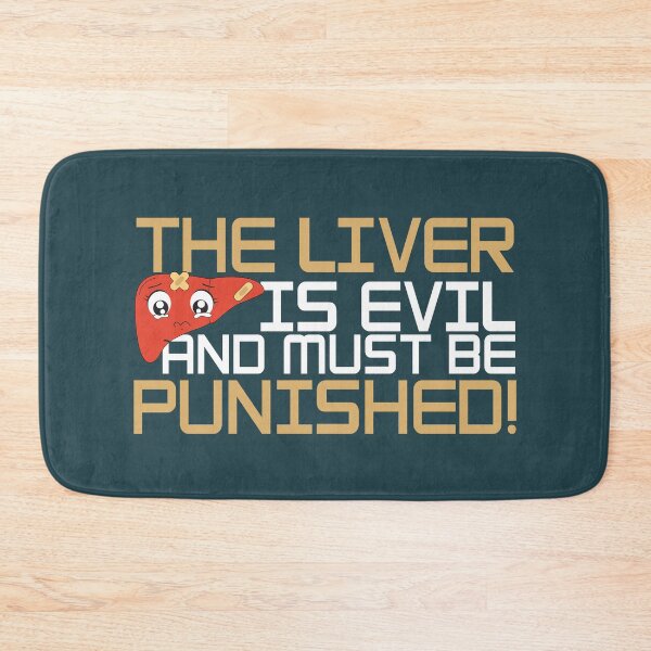 Item preview, The liver is evil and must be punished! designed and sold by Sticker Up.