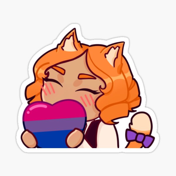 Bi Lyra Heart Sticker
