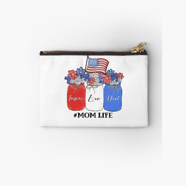 Item preview,  Inspire Love Heal Mom Life American Flag designed and sold by AlisonWalsh24.