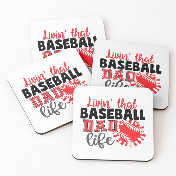 Item preview, Livin That Baseball Dad Life-Baseball quote designed and sold by shivani21061993.