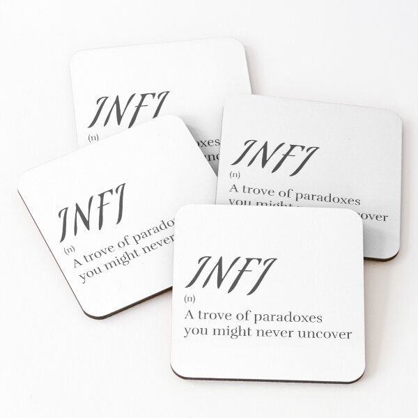 Item preview, INFJ An Endless Paradox Dictionary Style - black font designed and sold by jrobdesignz.