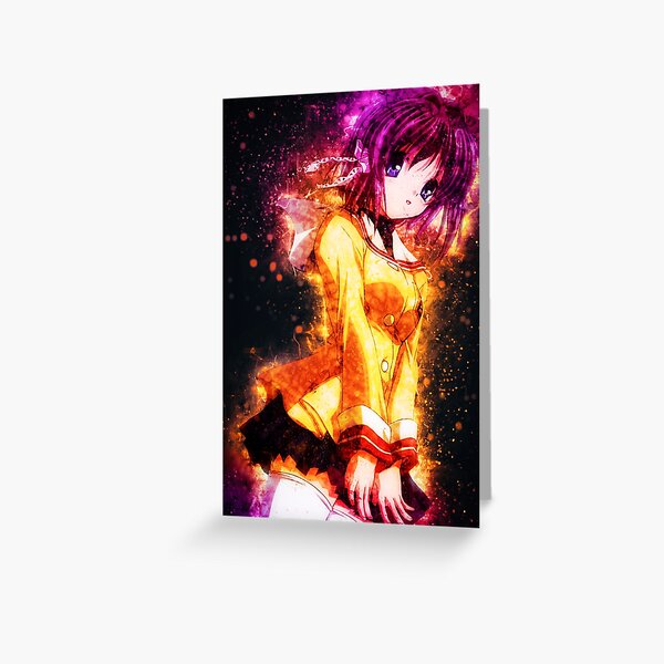 Nagisa Furukawa - Clannad Greeting Card for Sale by muwumbe