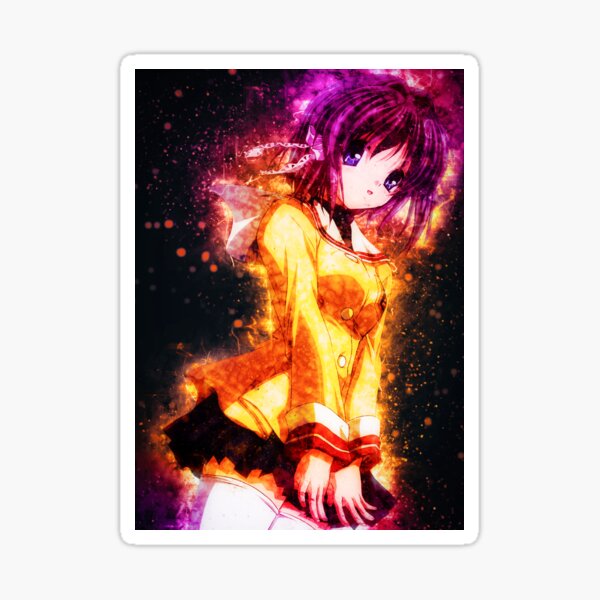 Nagisa Furukawa - Clannad Sticker for Sale by bian-ks