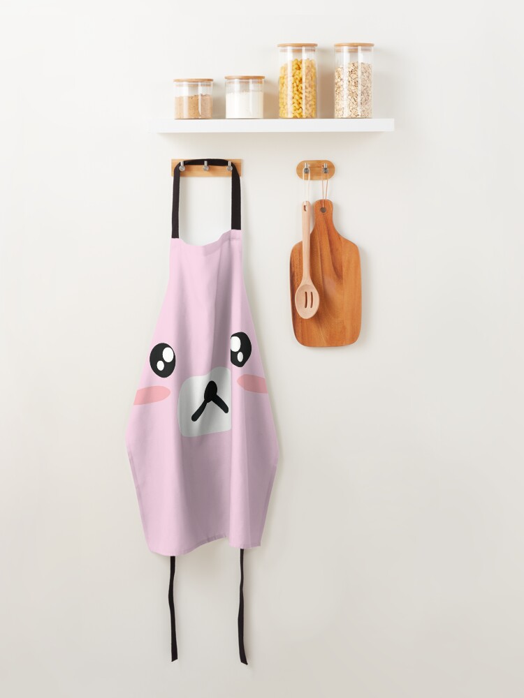Discover Minimal Cute Animal Face Kitchen Apron
