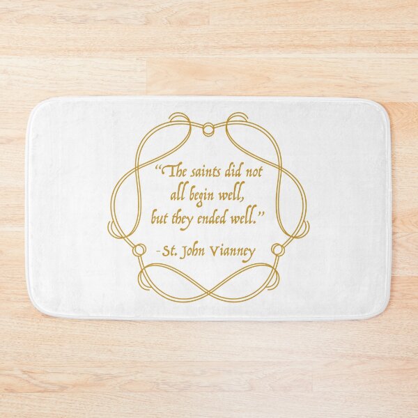 Item preview, Saint John Vianney Quote designed and sold by molamode.
