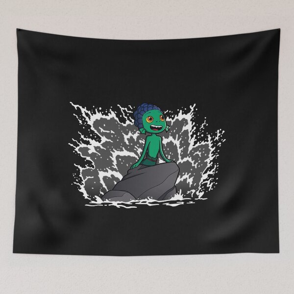 Item preview, The little sea monster designed and sold by LynnSites.