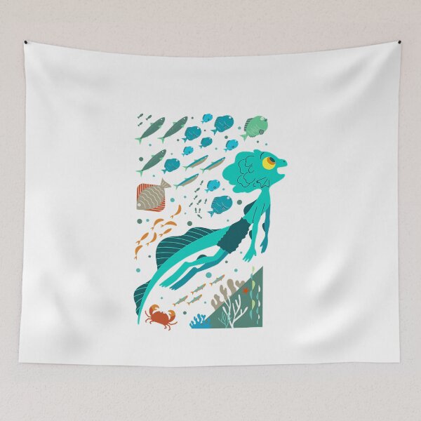 Item preview, Luca Swimming With Fishes designed and sold by LynnSites.