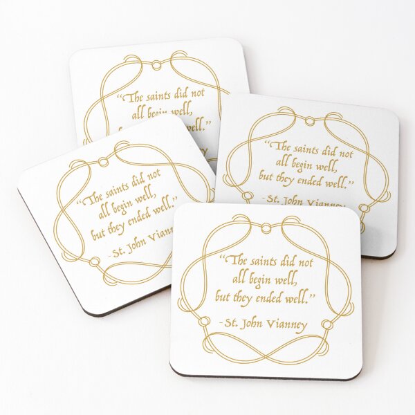 Item preview, Saint John Vianney Quote designed and sold by molamode.