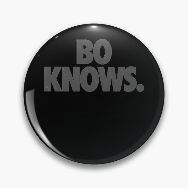 Item preview, Bo knows gray vintage text logo designed and sold by LosoyaCarla.