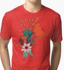 Botanical pattern 010 Tri-blend T-Shirt