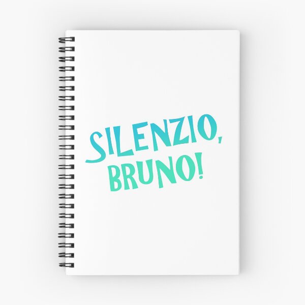 Item preview, Silenzio, Bruno! designed and sold by LynnSites.