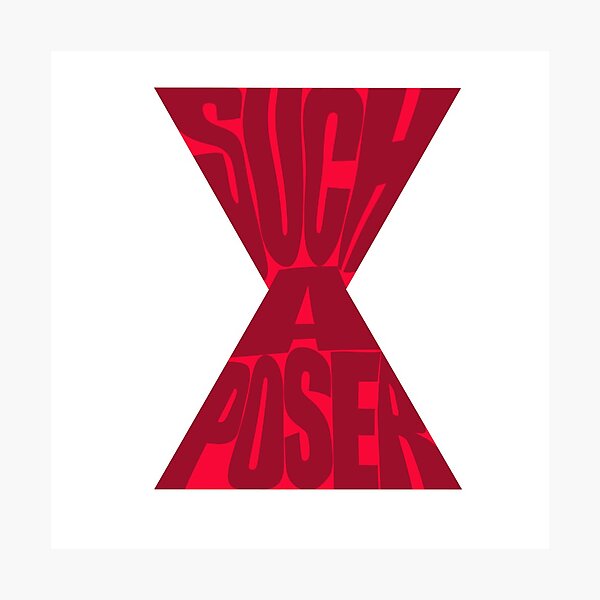 Item preview, Such a Poser - Red Background designed and sold by xclaire  _b.
