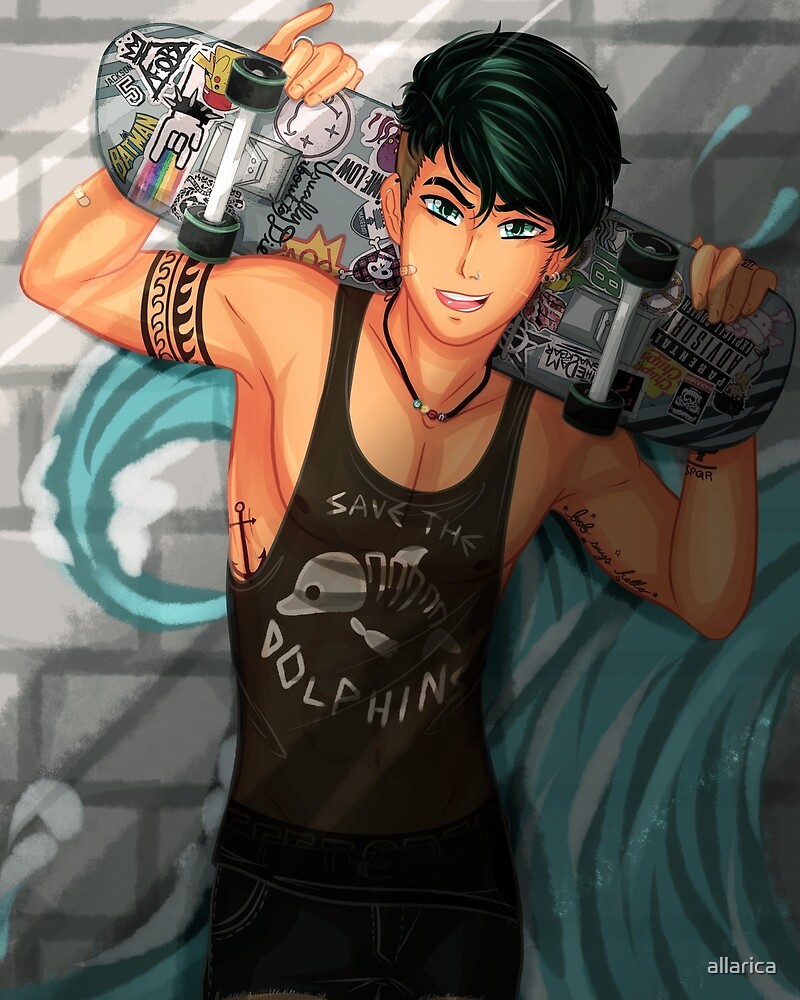 "Punk Percy Jackson" by allarica | Redbubble