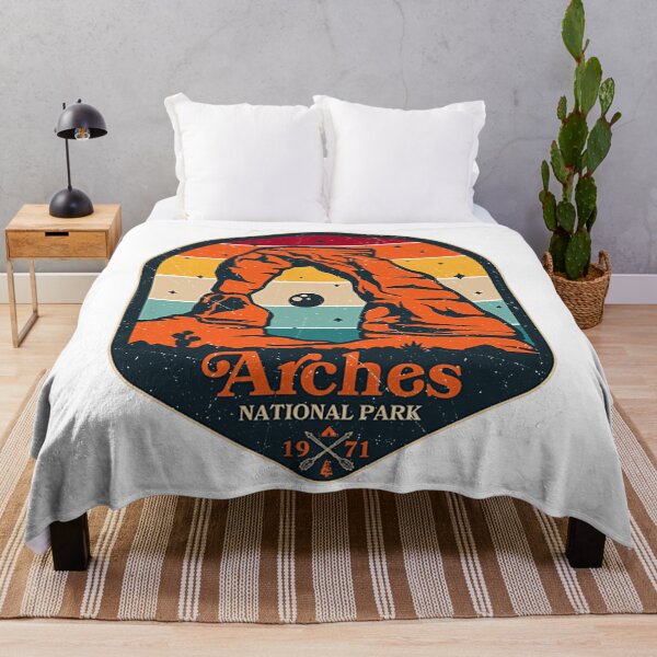 Item preview, Arches national park utah vintage camping  designed and sold by Tamarindrind32.