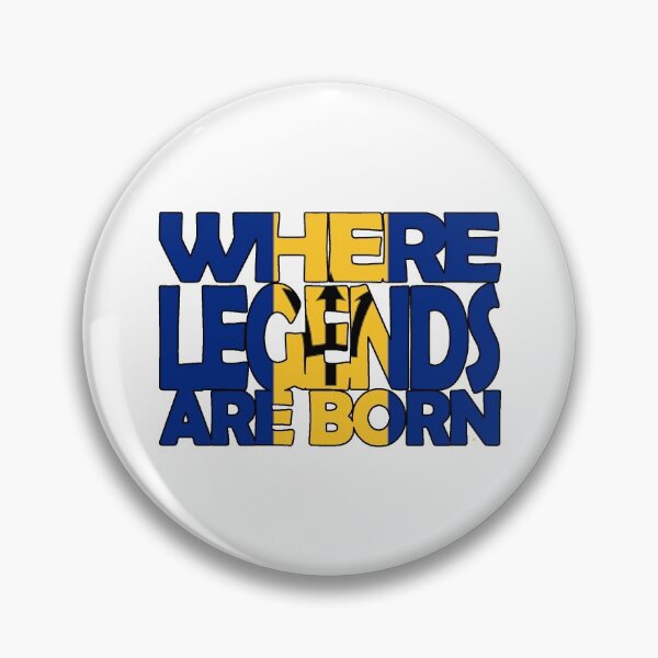 Item preview, Flag of Barbados - Where Legends Are Born  - Soca Mode designed and sold by Soca-Mode.